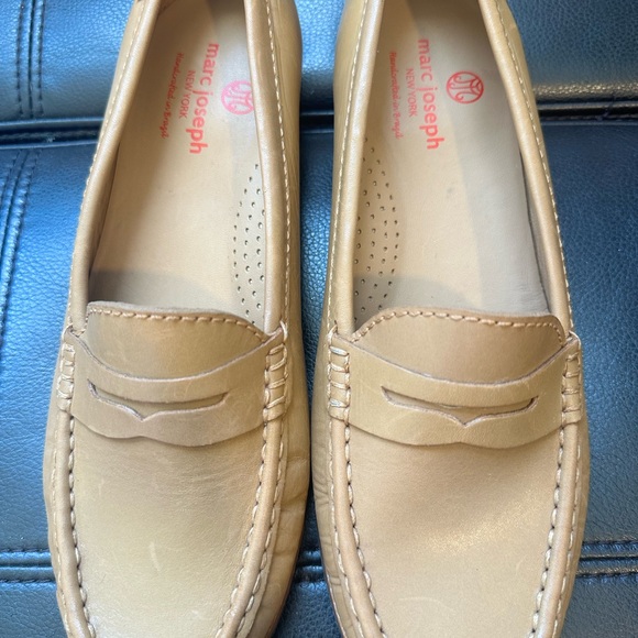 Marc Joseph Tan Leather Loafers for Women 9 - Picture 4 of 6